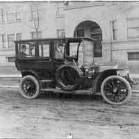 Bob Moore in a car