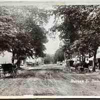 Butler Street unpaved with horses