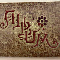 Ida Hish Album 1880s, photo, newspaper clipping, Snap-It notebook