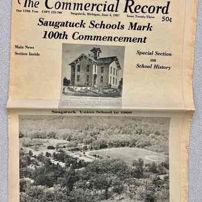 Saugatuck Schools Mark 100th Commencement, 1987
