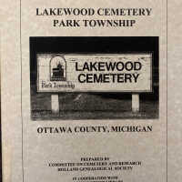 Tomb stones and burials Lakewood cemetery Park Township Ottawa county, Michigan
