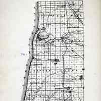Outline Map of Allegan Co 1873