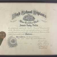 Diploma, High School, 1901