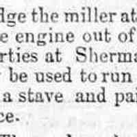         cr1879111401EdridgeSellsMillEngine.jpg; December 1879 Edridge sells Pier Cove mill to Sherman Town for stave and pail factory
   