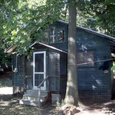 blueCottage.jpg 3.7MB: Blue cottage with 3442 house number by door