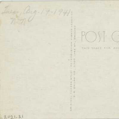 The Big Pavilion on the Kalamazoo River Postcard
