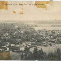 Saugatuck Mich from the Top of Mt. Baldhead