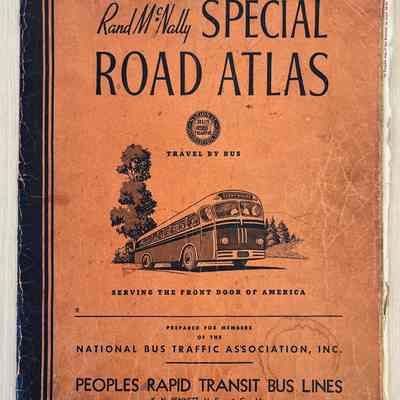 Rand McNally Road Atlas of USA & Canada 1947