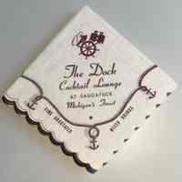 Dock Cocktail Lounge napkins