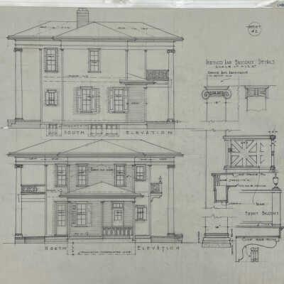Portico and Balcony Details (Atwood)
