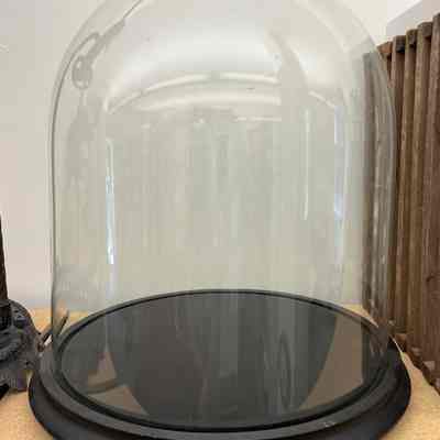 Glass display dome