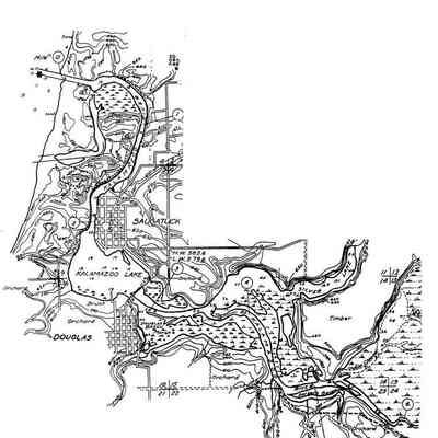 Saugatuck Harbor in 1931