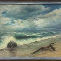 Beach Scene by Rose Marie (Sheffield) Taft