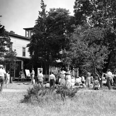 Ox-Bow artists at work