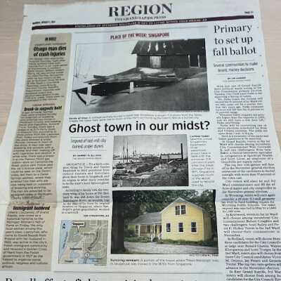 Ghost town in our midst? The Grand Rapids Press, Garret M. Ellison, August 1, 2011: part 1 of 2
