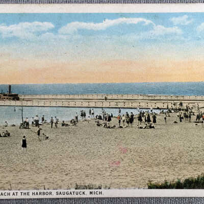 Bathing Beach at the Harbor