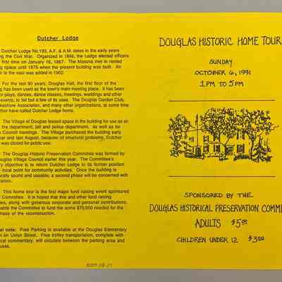 Douglas Historic Home Tour