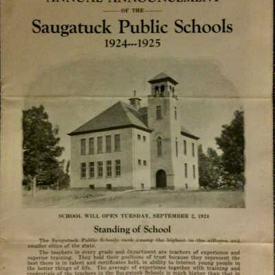 Saugatuck Public Schools 1924-25