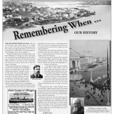 Bon Voyage to the Chicago World's Columbian Exposition