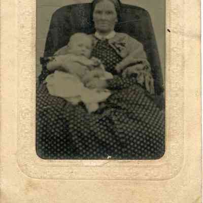 Grandma Tanner 1866.jpg 646KB: Grandma Tanner and Van Wallin 1866