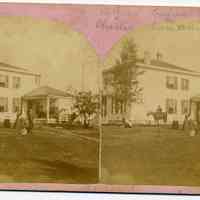          Wallin home across from Clearbrook.jpg 3.9MB; Mother & Charlie, Luman on horse, Nellie, Father, Van away
   