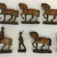 Toy soldiers and horses