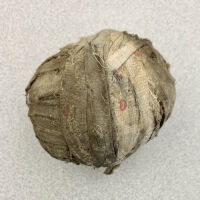          1. Ball of cotton strips
   