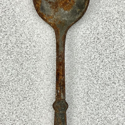15. spoon, corroded