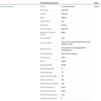 1930 Census: Contributed by Eric Gollannek, Sept. 8, 2025