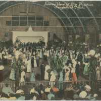 Interior View of Big Pavilion Postcard