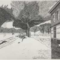 Early Snow on Culver Street