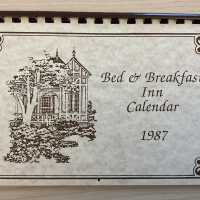 Bed and Breakfast Inn Calendar 1987