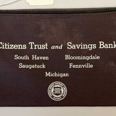 Money bag from Citizens Trust and Savings