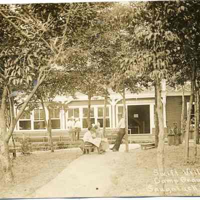 Swift Villa camp gray.jpg 2.1MB: Real photo postcard of the Camp Gray's headquarters, the Swift Villa, financed by meat-packing millionaire Gustavus Swift.