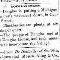          cr1870081303DouglasPavementCenterSt.jpg; Michigan saw dust pavement on Center Street.
   