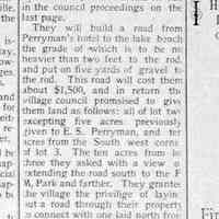          cr1899111001NewRoadtotheBeach.jpg; Deal to take land from Perryman to built road to new Forward Movement camp
   