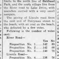          cr1934010501RiverRoadCarriesBeachRoadDefeated.jpg; Paving of River Road and Lincoln Road (today's Perryman St.)
   