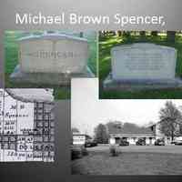          2. SPENCER - I am Michael Brown Spencer, I lived here so many years my first stone crumbled and was replaced. I came to Saugatuck in 1845 and built a saw mill on Lake Street. Then I decided to take up farming south of the river. Others joined me and I was here in time to receive the first letter mailed to the Douglas Post Office. My youngest daughter, Lenore, was the village music teacher. After she died, our farmhouse on the west edge of Douglas was vacant for many years. It was cleaned once every two weeks and nothing was to be moved. In the 1930s it was considered as the area’s first hospital, but instead, in 1936 it became the first Tara restaurant, the structure burned in 1975.
[1820-1889]
   