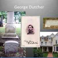          9. DUTCHER-.  I’m George Dutcher, William Dutcher’s son. I had just gotten settled in Douglas when the Civil War started and I enlisted in the 5th Michigan Cavalry. I was wounded in the hand in April, 1863, returned to the regiment where I was promoted to captain, then seriously wounded in action at Littletown, Pennsylvania in June, as I recovered I was an aide an headquarters until October when I was again wounded at Brandy Station and was discharged. I went to help my brother-in-law built railroads in Missouri and was captured by the Rebels, but managed to escape. Afterwards  I was still feeling poorly and a doctor recommended a sea voyage so I embarked May 23, 1869 on a trip around the world, by whaler, sailing craft and steamboat—I returned in September 1870 -- pretty fast work for the times.
[1834-1909]
   