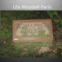          13. PARIS- I’m Lila Woodall Paris. I grew up at the Felt Farm where my parents were caretakers.  In 1922 we had a rather strange farmhand who later wrote about how a spaceship from another planet visited us, and how he came to the school room to take care of me. The spaceship cast some kind of light and two of our horses (or was it cows?) disappeared.  Years later his descendents turned the account over to the U. S. government and someone was sent to investigate the story about 1998 and they called me in California. There was no truth to it at all, the crazy guy and his friend must have used the yarn to cover up the theft of a couple of animals. But I guess it does mean that he liked me a little.
[?? 1906-2001]
   