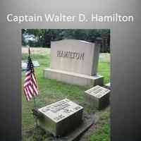          14. HAMILTON- I am Captain Walter D. Hamilton. I began as a sailor on the Great Lakes as a wheelsman and was an officer at 21. By 1900 I was shore captain of the Edward Hines Lumber Co. sailing in the summer, and tending to repairs and upkeep in the winter when the boats wintered in Saugatuck. In 1915 I formed the Hamilton Transportation Company and had purchased most of the Hines boats, but even before the flagship, the E. C. Hart got to Saugatuck  I had a heart attack on a train enroute to Buffalo and died. The local newspaper headlined my obituary “Useful Citizen Gone” – isn’t that a nice thing to say?
[1862-1916 ]
   