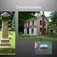          21. GERBER-  I’m Daniel Gerber, who came to Douglas in 1864 and built a new tannery where a small creek runs into the Kalamazoo.  We built a home just above the gulley. By 1880 the tan bark was gone and four of my sons and moved to Fremont. It was there that a grandson, Frank Gerber, who had been born in Douglas, in 1901 started the Fremont Canning Company which later became the Gerber Baby Food Company. A maid who had worked for us in Douglas started a rumor that babyfood had actually been invented in Douglas, one time when I was sick and the doctor prescribed soft foods. That’s not true but it WAS devised by someone with my name, Daniel Frank Gerber, a great grandson.  
[1820-1890 ]
   