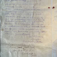          Draft letter Dec. 1891 asking Captain James Davis if he has a full crew
   