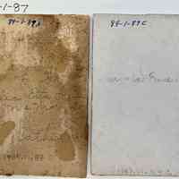          Writing on back of photos
   