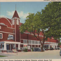          OB-H364 Big Pavilion - Largest dance Pavilion in Michigan. Mailed 1944; Parrish & Simonson, Curteich, C.T. Art-Colortone
   