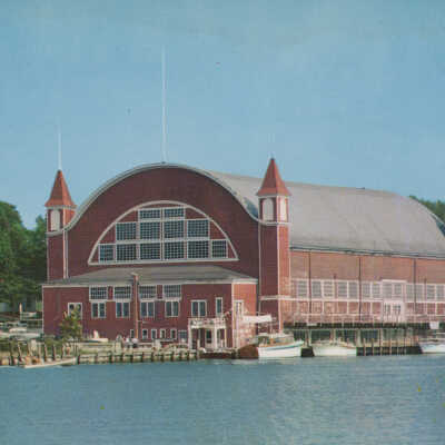 Dock Pavillion [sic]: P25368 Publishers New Co., New Buffalo, Mich., Plastichrome by Colourpicture Publishers, Boston, Mass.