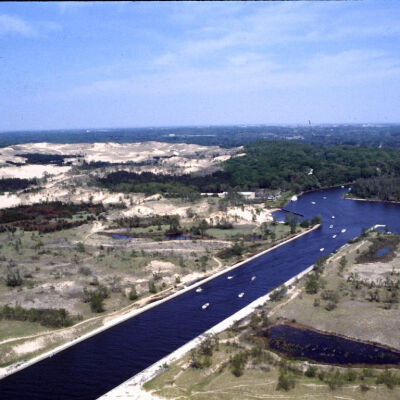 the channel and turning basin