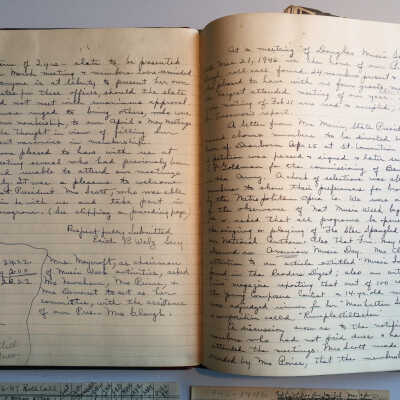 Douglas Music Study Club Ledger 4