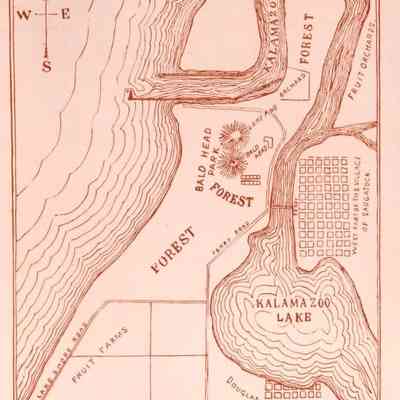 "Beauties of Saugatuck and Douglas" guide map from 1895 or 1898