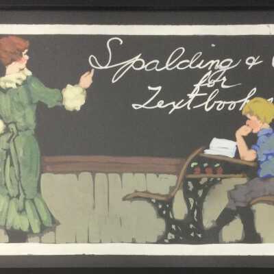 Spalding and Co. Texbook Poster